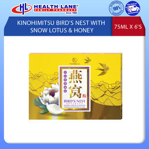 KINOHIMITSU CNY HAMPER BIRD'S NEST WITH SNOW LOTUS & HONEY 75ML X 6'S